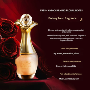 Mini Botella de Perfume Árabe de Lujo de 50 ml con Caja, para Mujer, Eau de Parfum, Aroma Frutal, Fragancia Duradera y Refinada - Product Image 4
