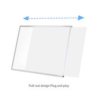 Boze – Barre lumineuse LED ultra-mince en alliage d'aluminium de haute qualité, durable, pour affichage de comptoir, facile à assembler, pour extérieur, suspendue
