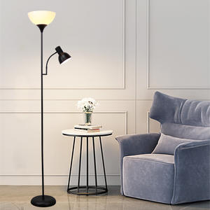 Lampe de sol mère <span class=keywords><strong>et</strong></span> <span class=keywords><strong>fils</strong></span> Décoration de salon Lampe de sol mère fille avec lampe de lecture 20.4X11.4X71 pouces Noir - Product Image 5