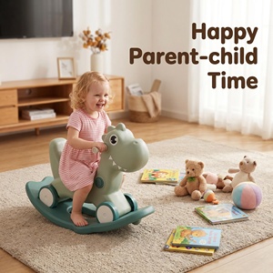 <span class=keywords><strong>Cheval</strong></span> à <span class=keywords><strong>bascule</strong></span> 2-en-1 <span class=keywords><strong>dinosaure</strong></span> portable pour enfants, jouet à <span class=keywords><strong>bascule</strong></span> en plastique pour enfants, best-seller - Product Image 4