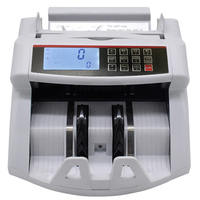 Compteur de billets ABS le plus vendu avec écran LCD rouge, 12 boutons, qualité professionnelle, détection UV/IR/MG, reconnaissance automatique des devises