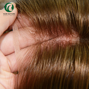 Perruque en <span class=keywords><strong>cheveux</strong></span> humains vierges Remy européens de 6 pouces, modèle Stock EW73, pour femmes, avec dentelle frontale et dessus mono, qualité supérieure - Product Image 3
