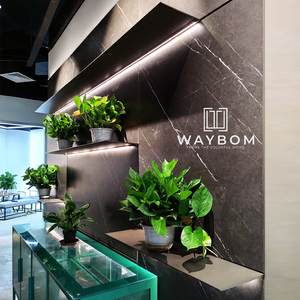 Kệ Nhôm Viền Góc Đen <span class=keywords><strong>20</strong></span>/24 Tầng 18/3/5 Inch, Đồ Trang Trí Tường Nổi Sâu, Có Gờ Treo Bất Đối Xứng - Product Image 6