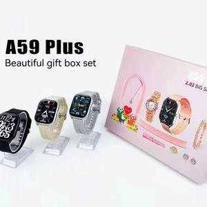 2024 nuevo regalo para mujeres relojes de cuarzo A59 Plus Suit reloj inteligente 8 en 1 PANTALLA TÁCTIL Fitness Tracker señoras reloj inteligente - Product Image 2