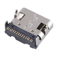 Herstellerdirektversorgung C-Typ USB Typ-C Buchse 16-Pin Kupferanschluss 3A Nennstrom PCB-Ladeanschluss