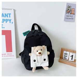 <span class=keywords><strong>Zaino</strong></span> carino con orsacchiotto per bambini piccolo zainetto da scuola materna morbido con logo alla moda borsa da viaggio per bambini - Product Image 6