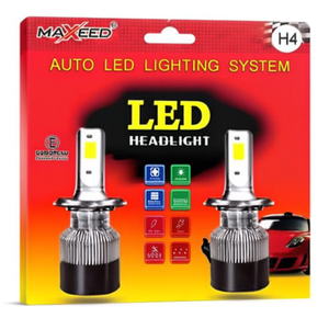 ไฟหน้ารถยนต์ Maxeed H4 LED ระบบไฟส่องสว่างอัตโนมัติ 6000k สีขาว - Product Image 2