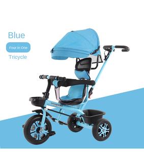 Triciclo y cochecito de plástico a la moda para niños de 1 a 6 años, <span class=keywords><strong>juguete</strong></span> de empuje para niños de 2 a 4 años - Product Image 6