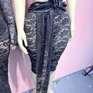 Ensemble deux pièces d'été décontracté pour <span class=keywords><strong>femme</strong></span> 2026 : <span class=keywords><strong>haut</strong></span> court à col rond et manches longues avec pantalon moulant en Spandex/Polyester, idéal pour les soirées - Product Image 5