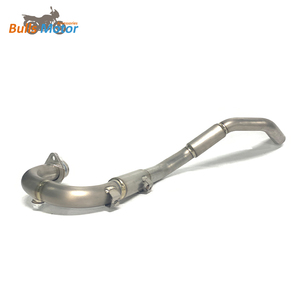 Tubo delantero de escape de aleación de titanio con Motor Bulls para <span class=keywords><strong>Aprilia</strong></span> <span class=keywords><strong>SX</strong></span>/RX125 2018 + cabezal de escape 32MM tubo silenciador - Product Image 6