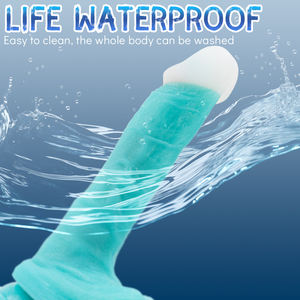 Vibratore di Dildo di spinta vibrante del pene riscaldamento anale Clit G stimolazione del punto di adulti giocattoli del sesso Dildo per le donne - Product Image 5