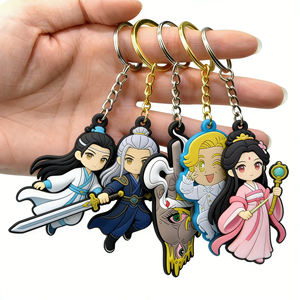 حلقة مفاتيح مطاطية ناعمة من البي في سي مع شعار مخصص، سلسلة مفاتيح بالجملة رخيصة للهدايا الترويجية والتذكارية - Product Image 3