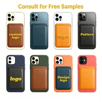 Portefeuille de téléphone en cuir PU avec logo personnalisé, aimant puissant, porte-cartes, pour Samsung S24 Ultras Galaxy S22plus