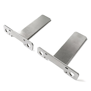 Aluminum Alloy T-Shaped Photo Frame <b>Stand</b> Silver Metal Bracket With Screws For <b>Desktop</b> Display - Product Image 2
