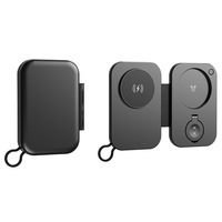 Chargeur sans fil magnétique pliable 3-en-1 15W à charge rapide pour iPhone 16 Pro Max, montre connectée et écouteurs – Design fin pour voyage, ABS OEM WL144