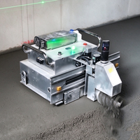 Robot de nivellement automatique au laser pour l'épandage de mortier de béton, les revêtements de sol intérieurs et la construction.