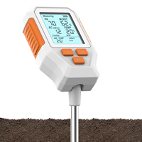 Testeur de sol numérique 7 en 1 avec détection du pH, de l'humidité, de la température et de la fertilité