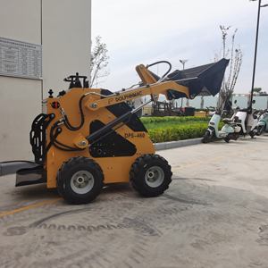 لودر صغير DP-S460 للاستخدام الزراعي، لودر انزلاقي صغير عالي التدفق مع نظام هيدروليكي وقاطع فرشاة مفتوح - Product Image 3