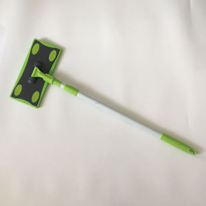 Qingle <span class=keywords><strong>mop</strong></span> in tessuto Non tessuto con 2 manico telescopico in metallo asciutto e bagnato pulizia rapida in microfibra <span class=keywords><strong>mop</strong></span> per pavimenti usa e getta facile da pulire - Product Image 2