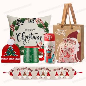 Suministros de decoración navideña personalizados, bolas de Navidad pegatinas sombrero silla cubierta corona guirnaldas decoración idea promocional CONJUNTO DE REGALO/ - Product Image 2