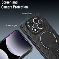 Étui de téléphone magnétique antichoc de haute qualité pour Redmi 13C Note 13 14 Pro Plus 4G 5G Poco F7 14T A3 14C 15C Coque arrière avec support