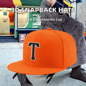 Unisex thể thao đường phố phong cách bóng chày Mũ 6-Panel Polyester/Bông <span class=keywords><strong>Flock</strong></span> in 3D thêu đinh tán đơn ngực khóa Twill - Product Image 2