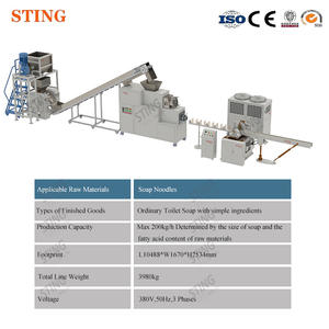 เครื่องทำเส้นก๋วยเตี๋ยวแบบแข็งอุปกรณ์ทางเคมีอื่นๆเครื่องทำสบู่แบบใช้ในบ้าน - Product Image 3