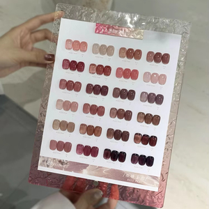 2025 nouvelle glace Transparent mode blanc Litchi lait pêche 24 couleurs Transparent ongles huile Gel ensemble pour automne et hiver salon de manucure - Product Image 3