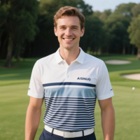 Uniforme de restaurant personnalisé de grande taille Créer mon entreprise Polo sans plis pour hommes Chemise de golf