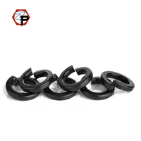 Rondelles de blocage à ressort fendues en acier inoxydable DIN127 GB93 SS 304 A2-70, oxydées noires, M2 M3 M4 M5 M6 M8 M10 M12 M14 M16 M18 M20