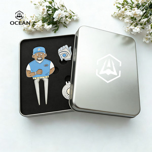 Coffret Cadeau Golf Homme – Outil de Réparation de Divots et Marqueurs de Balle Nouveauté Design Indépendant – Jetons de Poker Golf Personnalisés <span class=keywords><strong>Prix</strong></span> Usine - Product Image 5