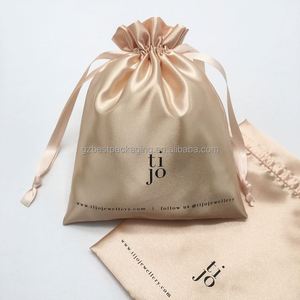 Custom Logo Printing Satin <b>Drawstring</b> Bag Wholesale Satin Jewelry Bag for Cosmetics Jewelry Crystal Gift Colorful <b>Pouch</b> - Product Image 5
