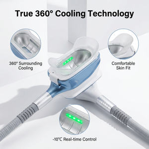 Máquina Profesional de Criolipólisis 360 para Uso en Salón y Hogar, Diseño Vertical de Metal para Glúteos, Brazos y Abdomen - Product Image 4