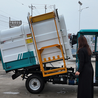 Camion à ordures électrique NUEN 800W, véhicule d'assainissement à 4 roues, autonomie de 100 km, nettoyage des rues, collecte des déchets municipaux