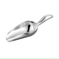 Vente chaude En Gros En Acier Inoxydable Mini Cuillère À Crème Glacée pour Seau À Glace bar Accessoires Barware Pelle À Glace