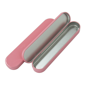 Pinkbeveled Nồi Nhíp Toywhite Blackging Trường Hợp Tin Bút Thiết Lập Hộp Tin Tùy Chỉnh Đồ Chơi Kim Loại 175*38*20 50 Pcs Tin Có Thể Bút Chì Trường Hợp - Product Image 2