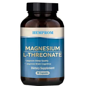 멜라토닌 수면 개선 수면 약 뇌 마그네슘 L Threonate 보충제 다리 경련 완화를 위한 마그테인 마그텍 캡슐