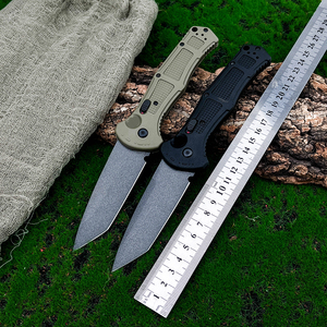 Couteau tactique de chasse en plein air BM 9070, lame multi-types D2, manche en fibre de nylon, couteau pliant de camping, couteau de poche EDC, multi-outils personnalisé - Product Image 6