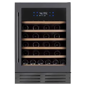 Vinopro-Refroidisseur de vin multifonction électrique moderne à température constante avec porte en verre intégré de 145L 46 bouteilles