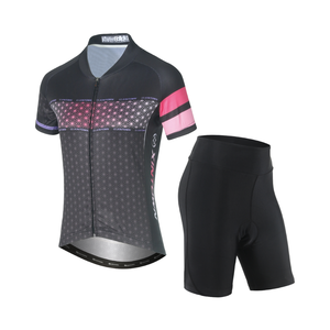 Ensemble de Vêtements de Cyclisme pour Femmes, Combinaison Extensible Respirante de Haute Qualité OEM, Taille Plus, pour Vélo de Route - Product Image 1