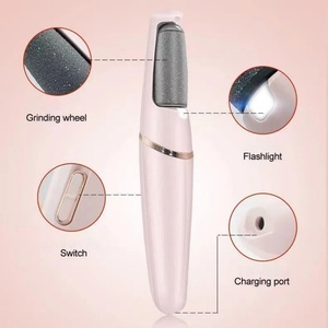 Rechargeable Electric Callus <b>Roller</b> File for Foot Pedicure Remove Dead Skin Plastic Material Electric <b>Roller</b> Foot File - Product Image 6