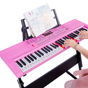 Enfants jouet piano en rose 61 touches clavier musical jouet instruments de musique orgue clavier de Chine à vendre - Product Image 1