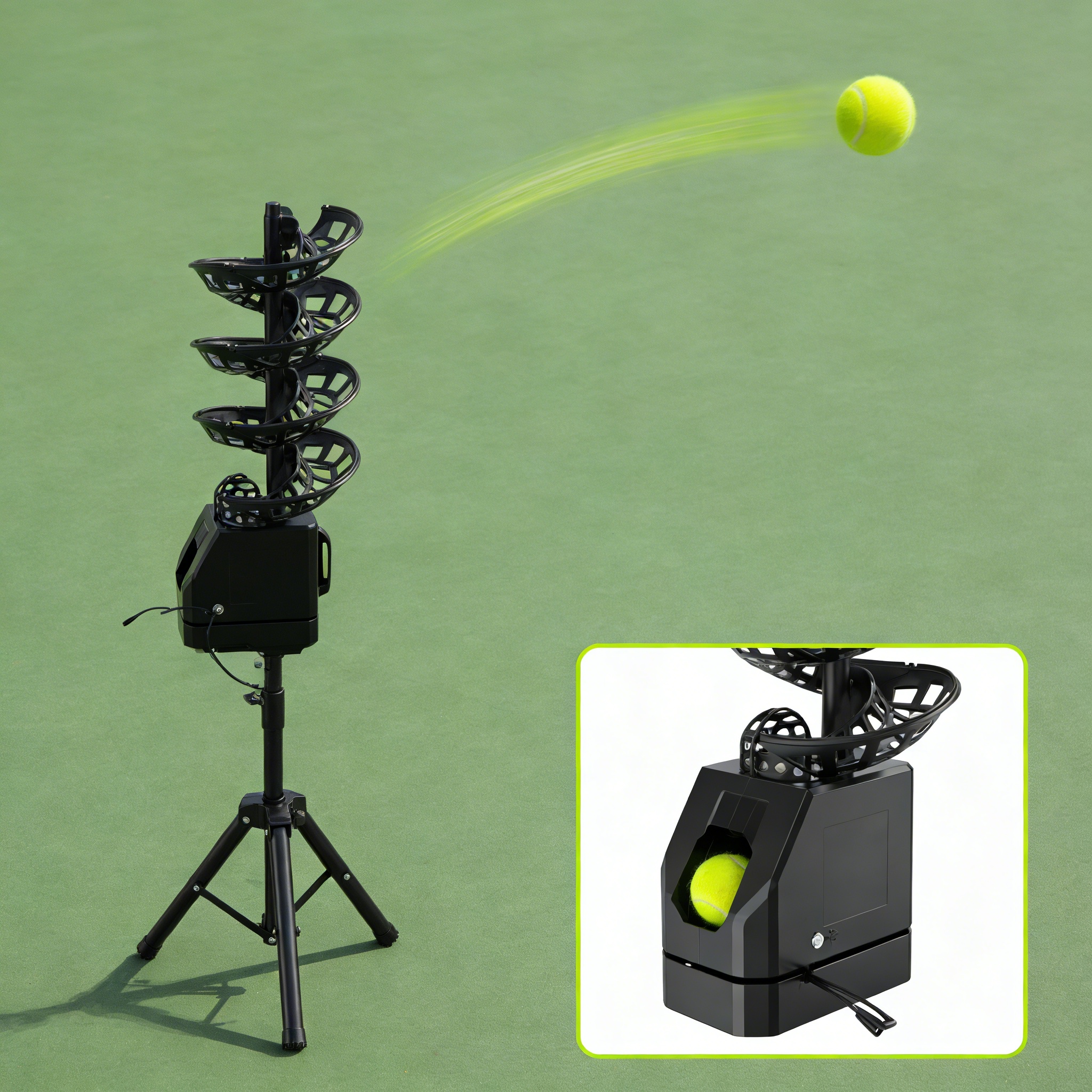 Wholesale Tennis Ball Dropping Machine Automatic Tennis Ball Machine for Home Tennis Practice