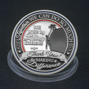 Ci alziamo sollevando altri, grazie, moneta che possiamo fare così tanto per la moneta ispiratrice dei colleghi - Product Image 4