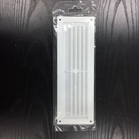 Évents d'air en plastique blanc, fixe, à, housse