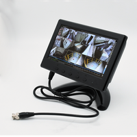 Moniteur HDMI Portable 1080p 7 Pouces Mini Industriel IPS LCD TFT Quad Écran pour Voiture, Bus, Camion, PC et Raspberry Pi
