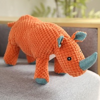 Jouet à mâcher pour chien et chat Zoyi, résistant aux morsures, en forme de lézard, super doux, en peluche et coton PP, pour un usage quotidien