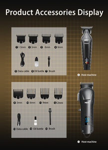 <span class=keywords><strong>Tondeuse</strong></span> à cheveux <span class=keywords><strong>électrique</strong></span> professionnelle MRY pour hommes <span class=keywords><strong>Tondeuse</strong></span> à lame en T de 0mm <span class=keywords><strong>Tondeuse</strong></span> à cheveux sans fil 1500mAh Zero Gapped Carving Hair Clipper - Product Image 6