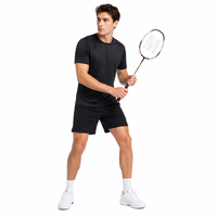 Raquette de badminton haut de gamme à haute tension avec cordage élastique et œillets d'absorption des chocs de haute technologie