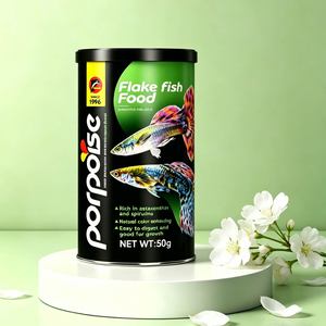 Alimento en Hojuelas para Pez Porpoise - Fórmula Alta en Proteínas con Espirulina y Polvo de Krill para Peces Ornamentales Tropicales Pequeños, Capacidad de 400 ml - Product Image 2